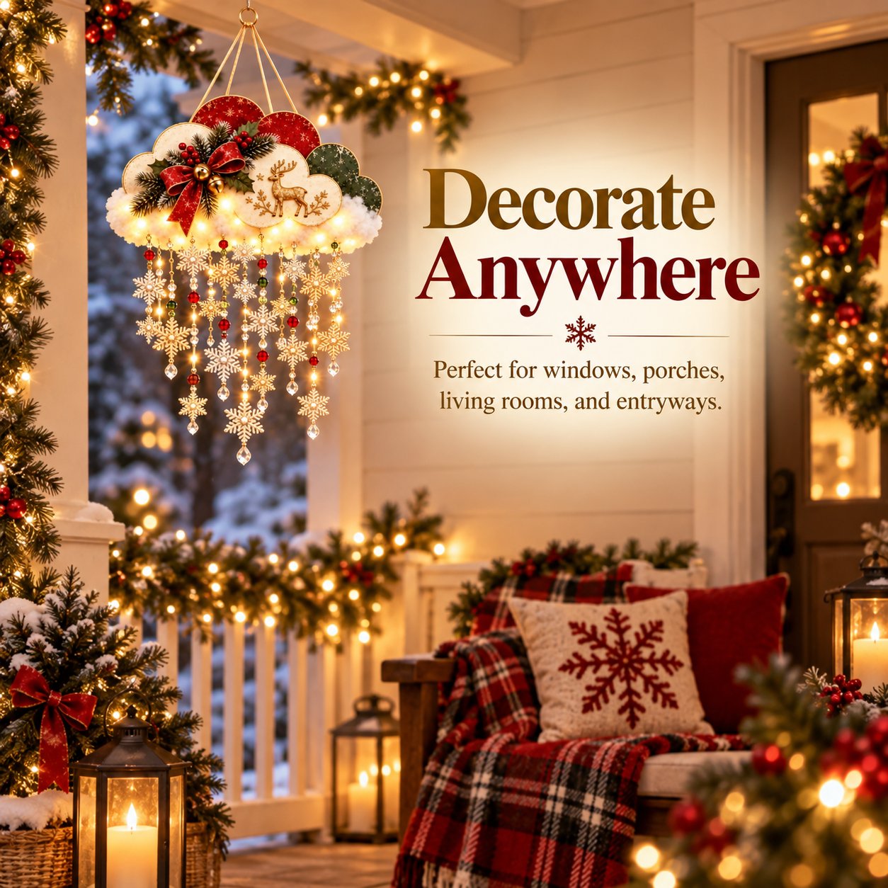 Christmas Decoration in a Living Space
