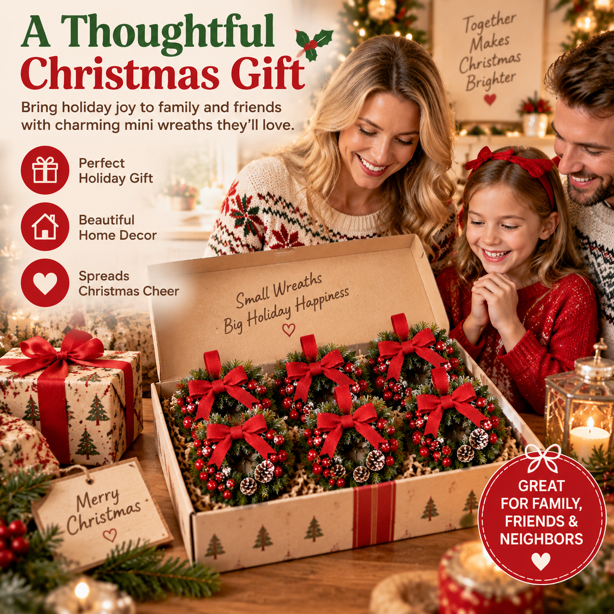 🏆2025 Super Value Set(50% OFF)💥🔥 Retrowavy Christmas Kitchen Cabinet Wreaths