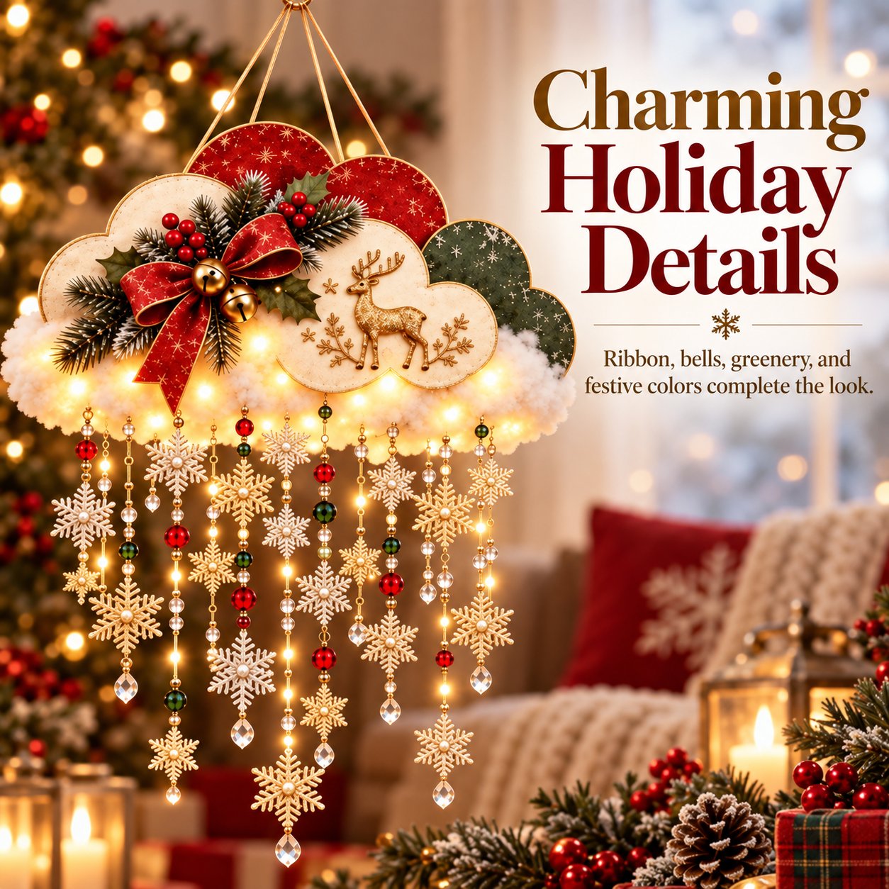 Bow Bells and Christmas Details