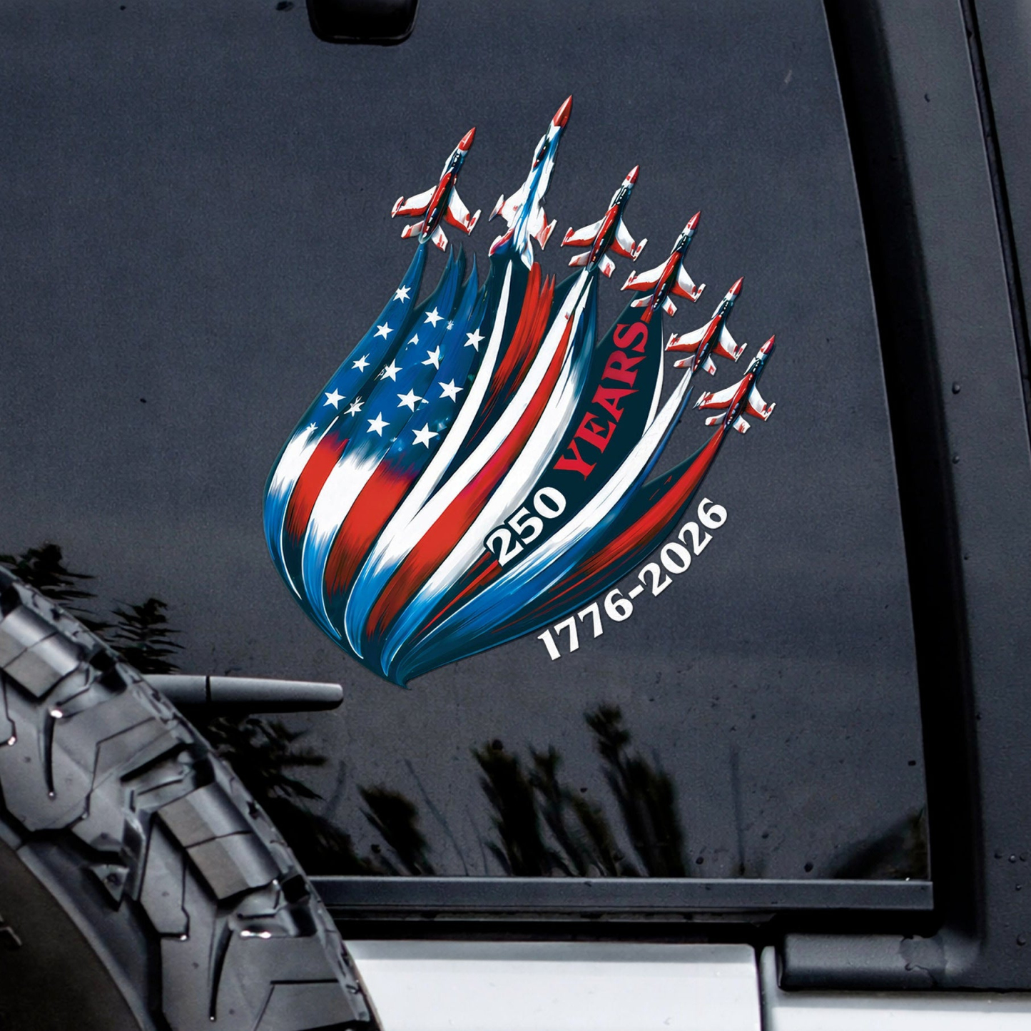 🔥 LIMITED TIME OFFER - Flag Fighter Jet High Quality UV DTF 3D Decal