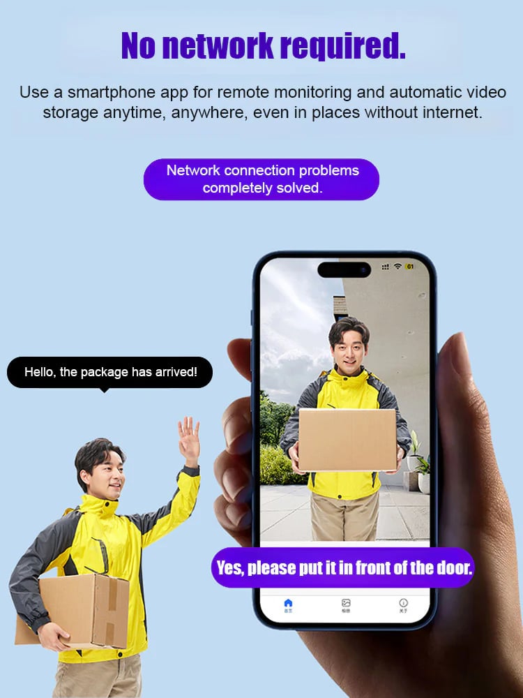 【Hidden camera HD night vision】No WI-FI or electricity required💯Tiny and installs in 1 second ⚠️Remote real-time viewing