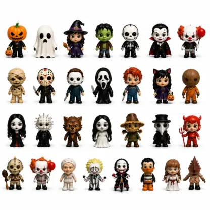 Halloween Advent Calendar 2026 – 24 Horror Mini Collectible Figures