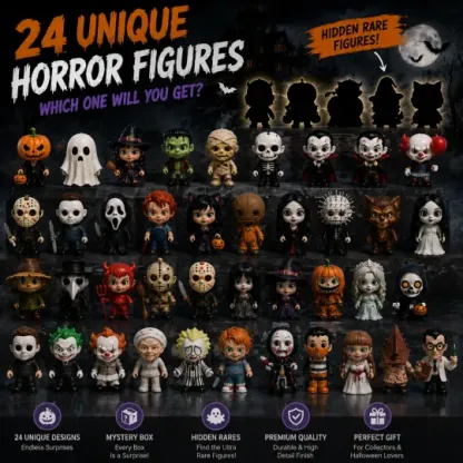 Halloween Advent Calendar 2026 – 24 Horror Mini Collectible Figures