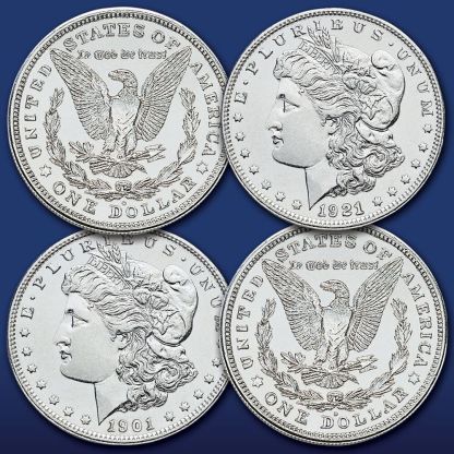 1878–1921 Morgan Silver Dollar Collection – Complete 28-Coin Set