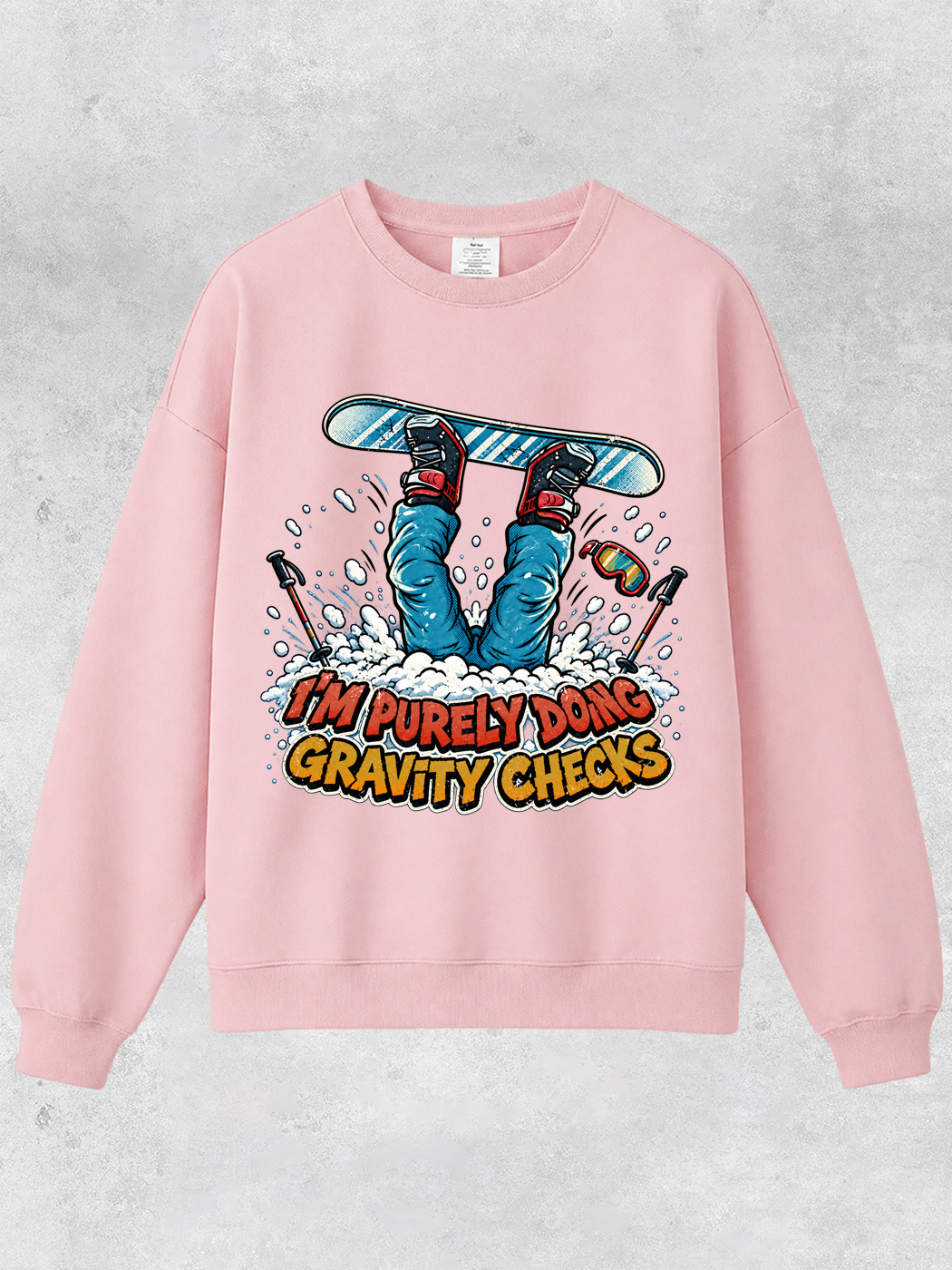 Grinram I'm Purely Doing Gravity Checks Classic Sweatshirt