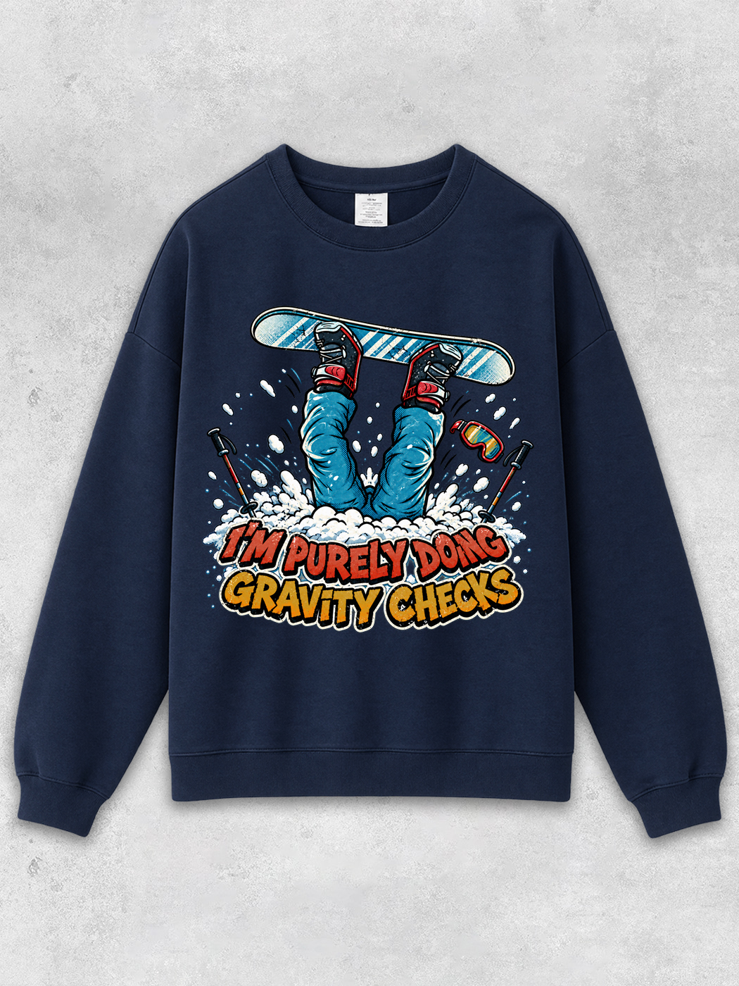 Grinram I'm Purely Doing Gravity Checks Classic Sweatshirt