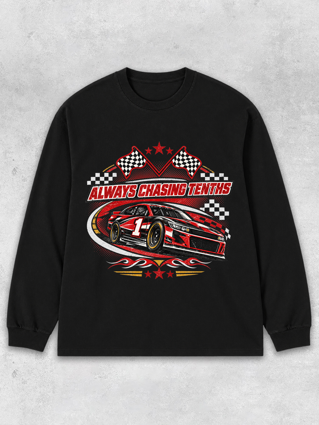 Grinram Always Chasing Tenths Classic Long Sleeve T-Shirt