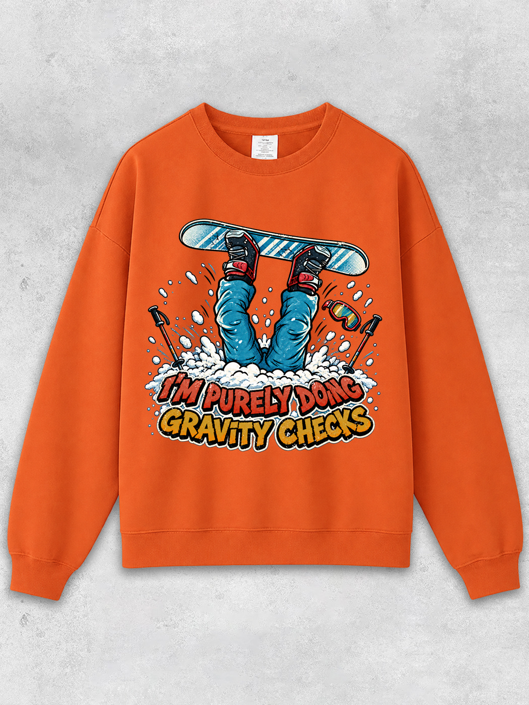 Grinram I'm Purely Doing Gravity Checks Classic Sweatshirt
