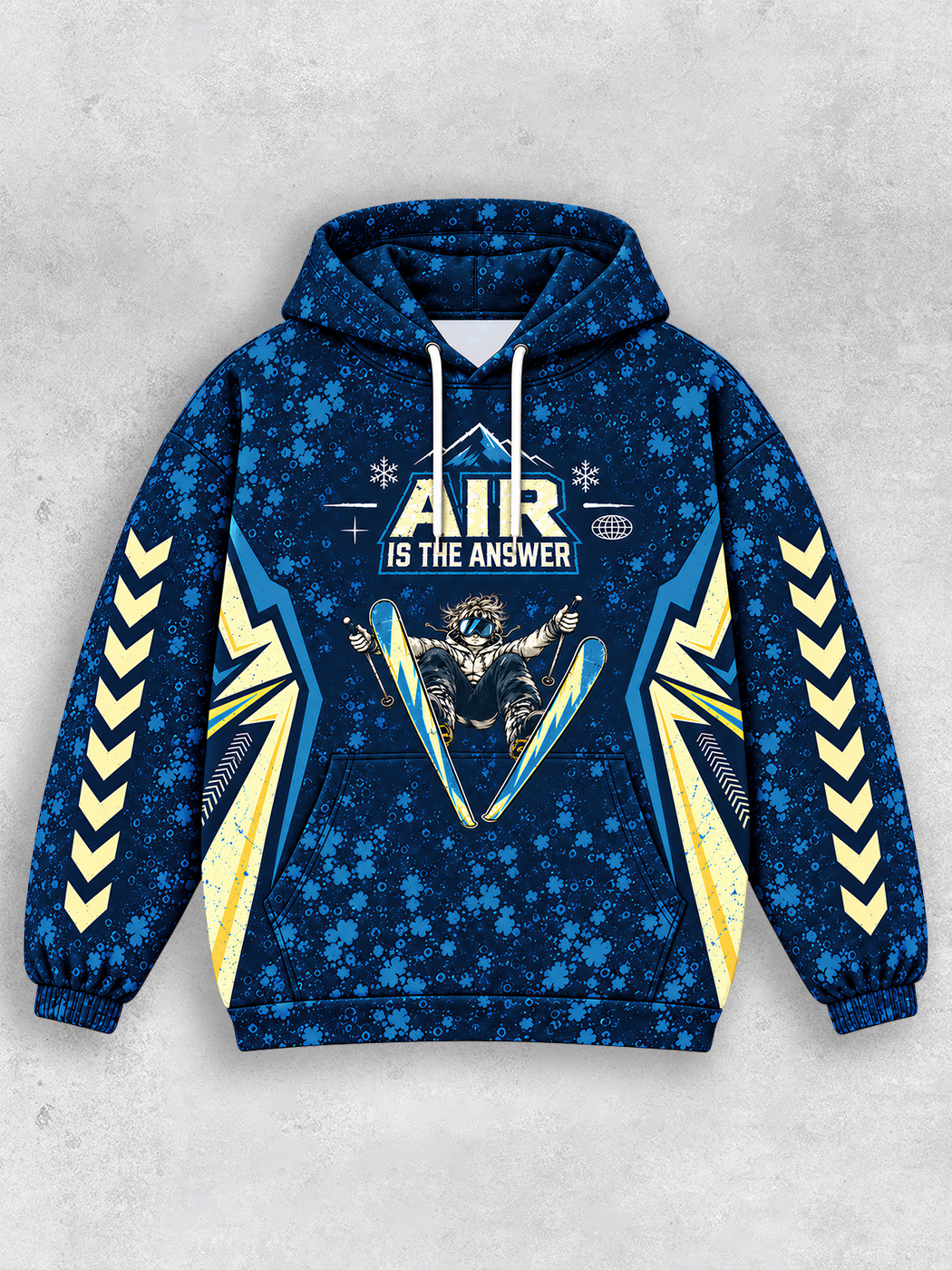 Grinram Air Is The Answer All-Over Print Hoodie