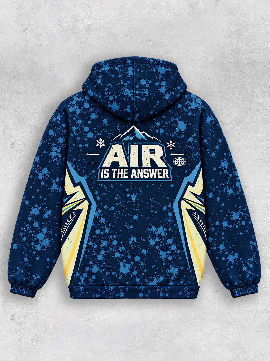 Grinram Air Is The Answer All-Over Print Hoodie