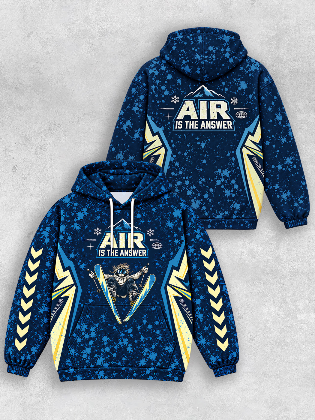 Grinram Air Is The Answer All-Over Print Hoodie