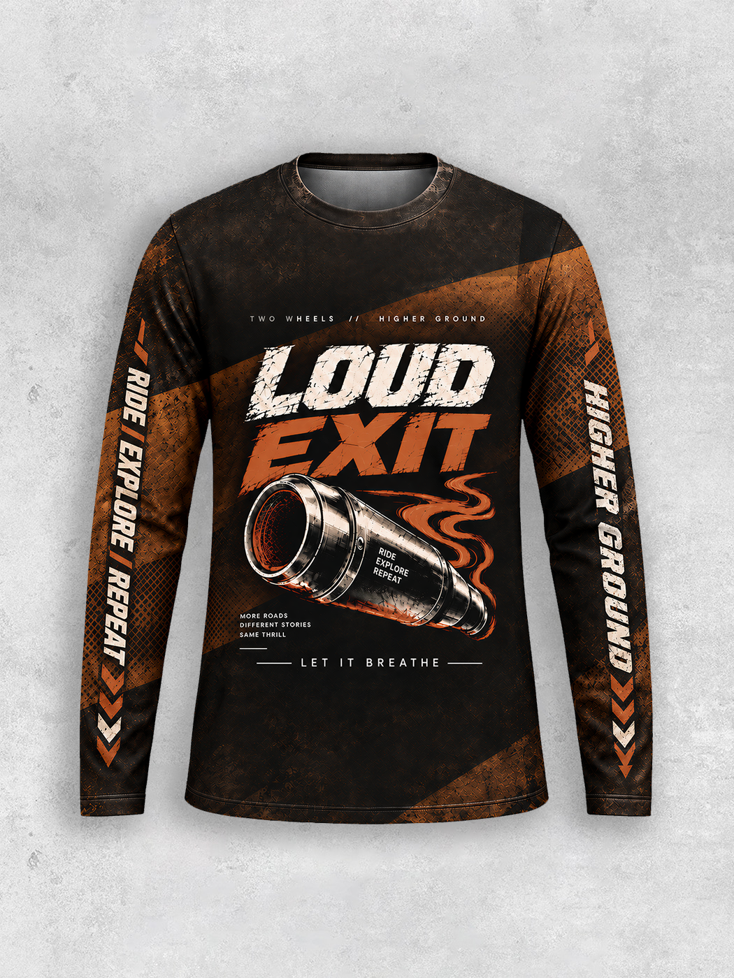 Grinram Loud Exit Exhaust Speaks Motocross Jersey