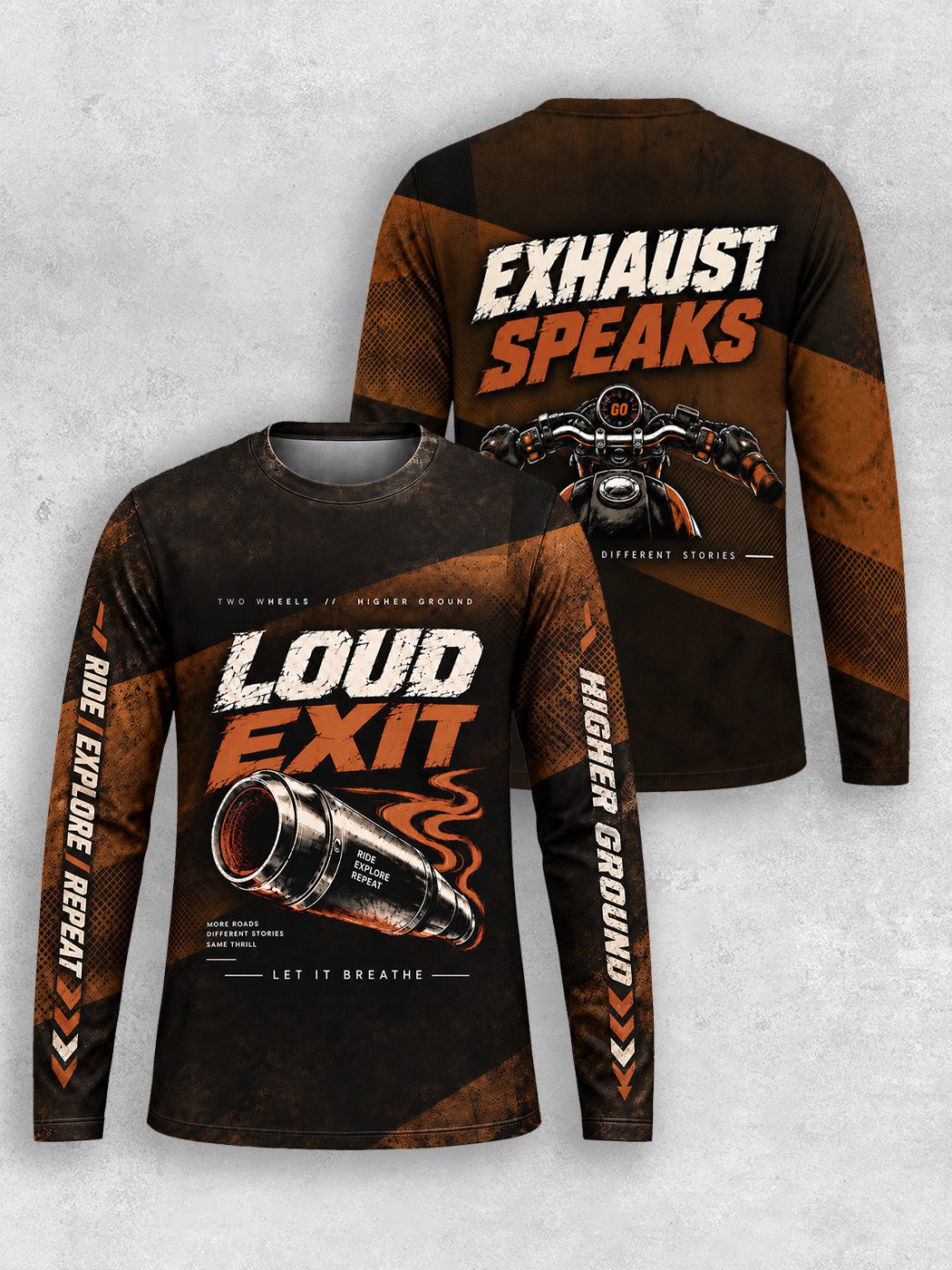 Grinram Loud Exit Exhaust Speaks Motocross Jersey