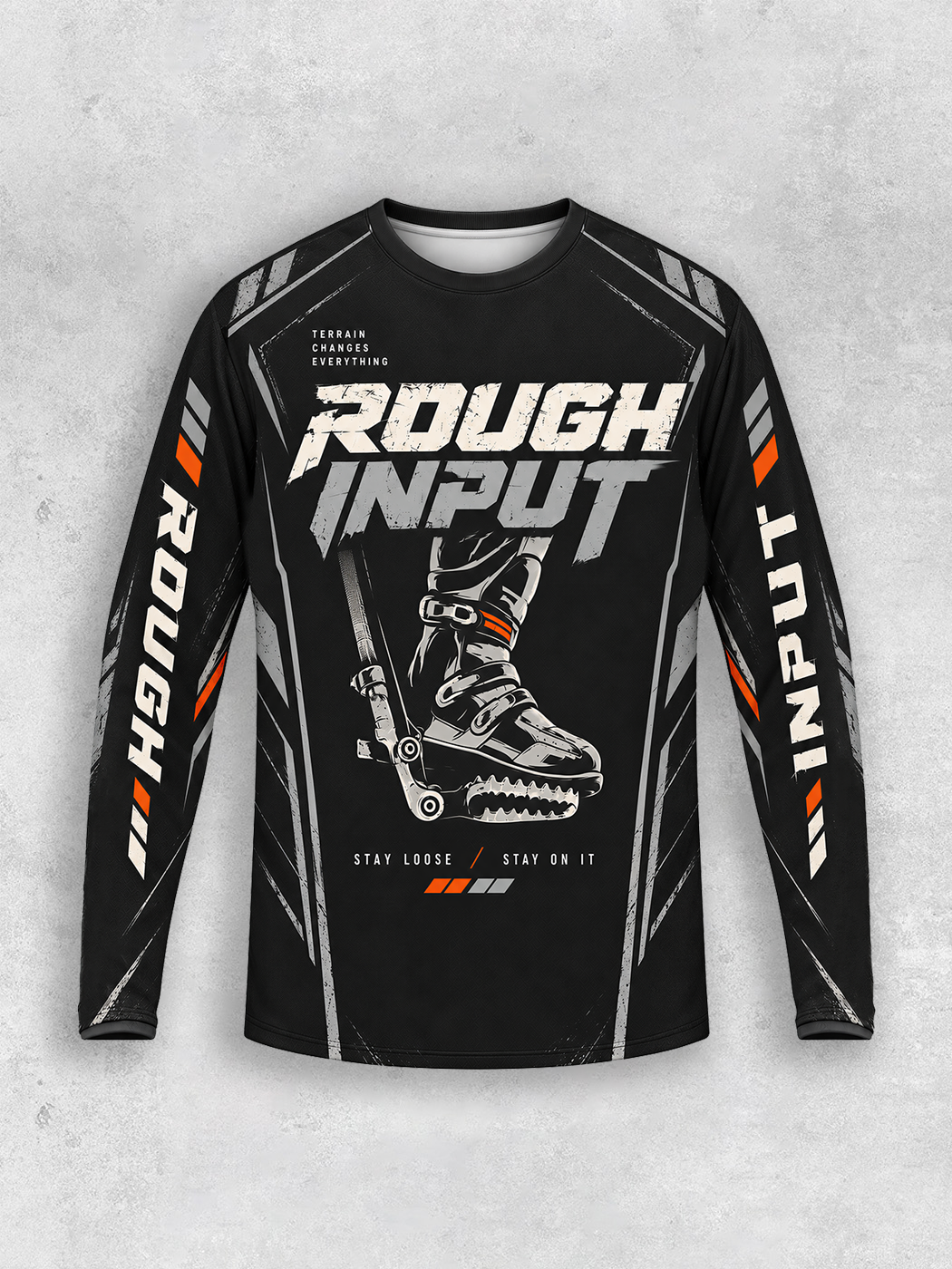 Grinram Rough Input Ride Further Motocross Jersey