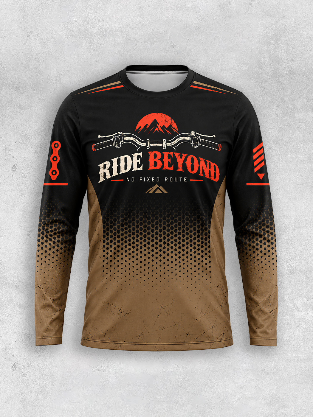 Grinram Ride Beyond Take The Long WayMotocross Jersey