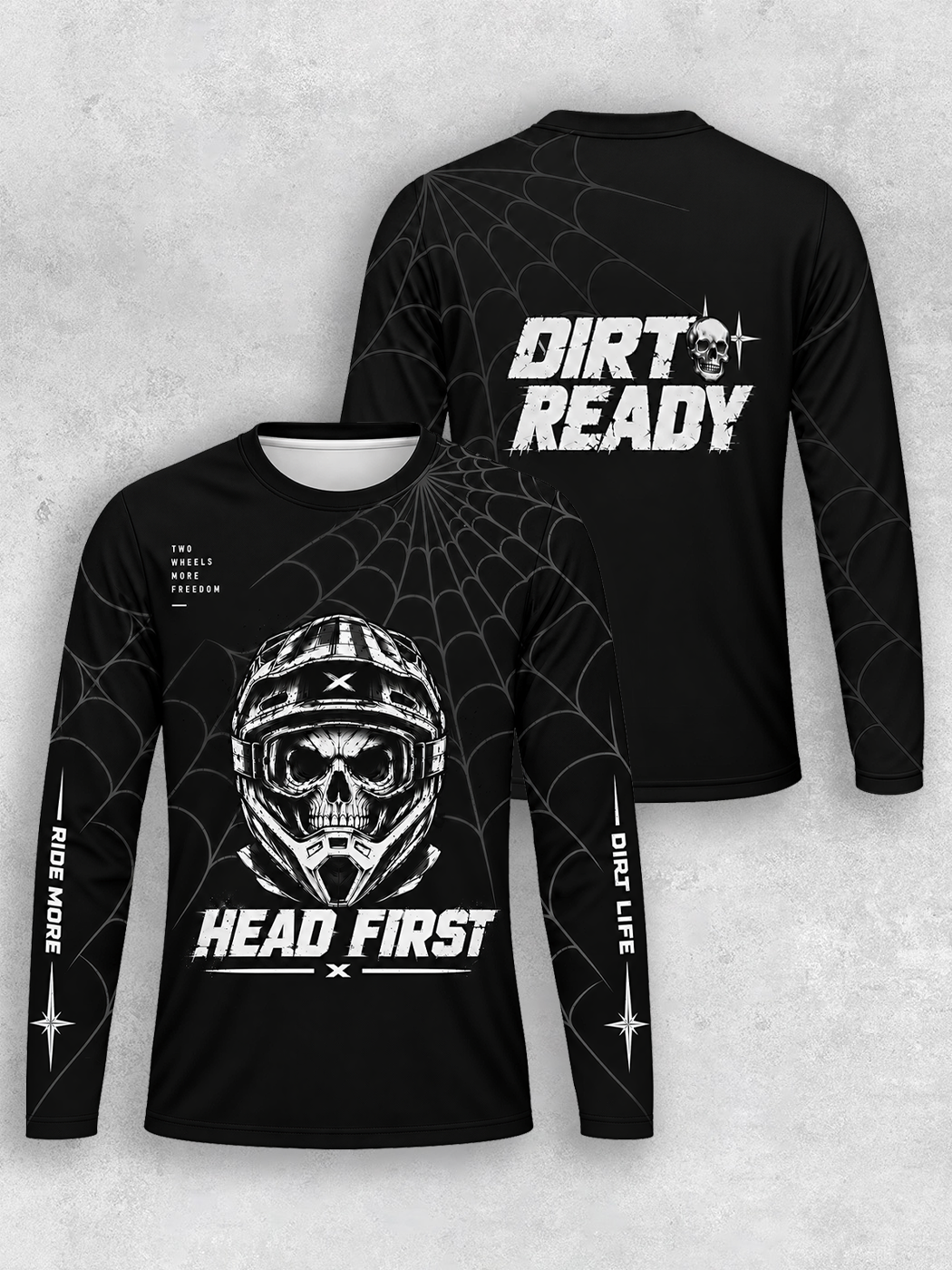 Grinram Head First Dirt Ready Motocross Jersey