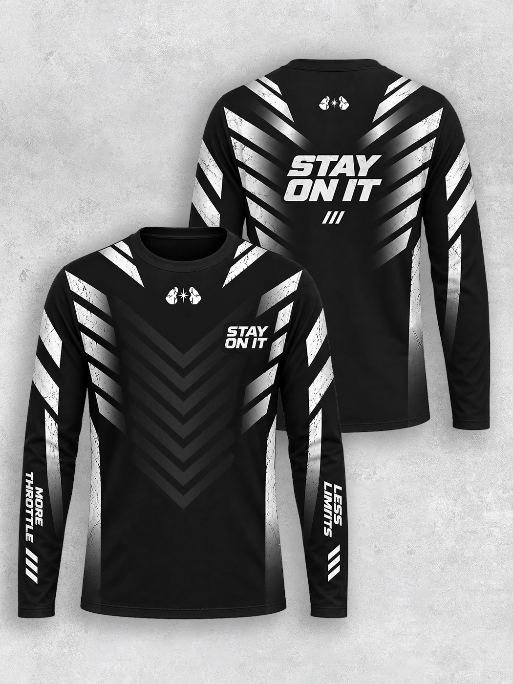 Grinram Stay On It More Throttle Less Limits Motocross Jersey