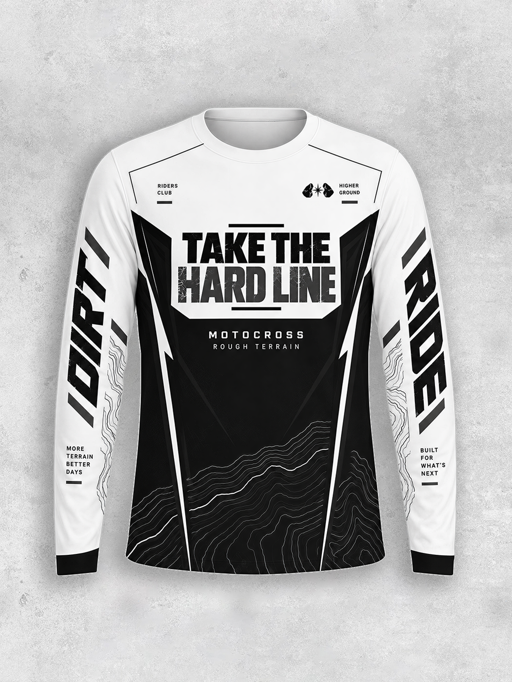 Grinram Take The Hard Line Motocross Jersey