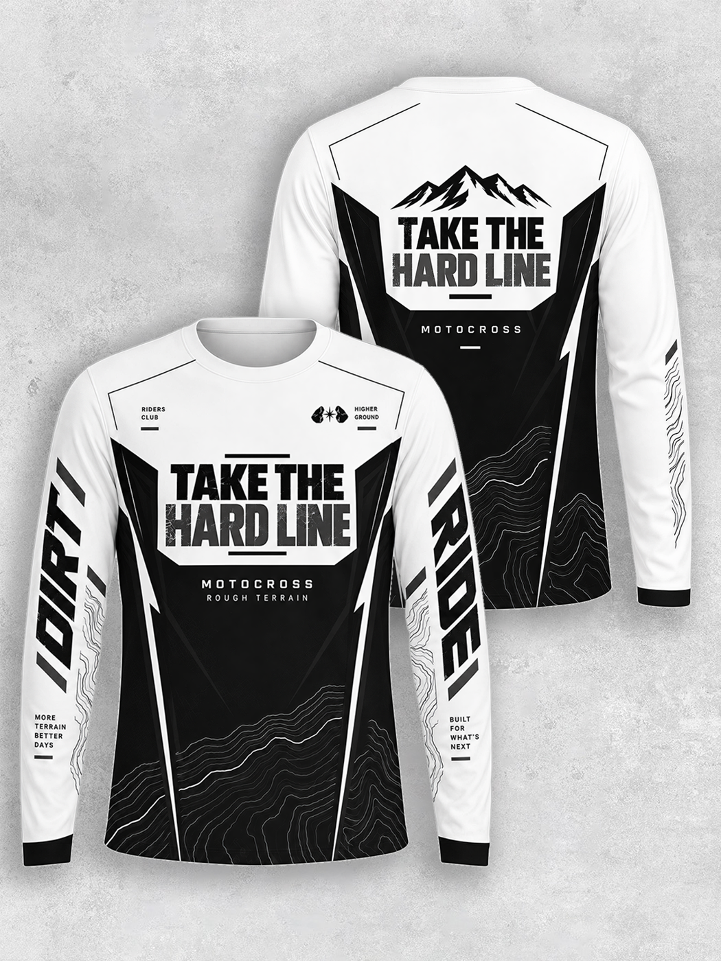 Grinram Take The Hard Line Motocross Jersey