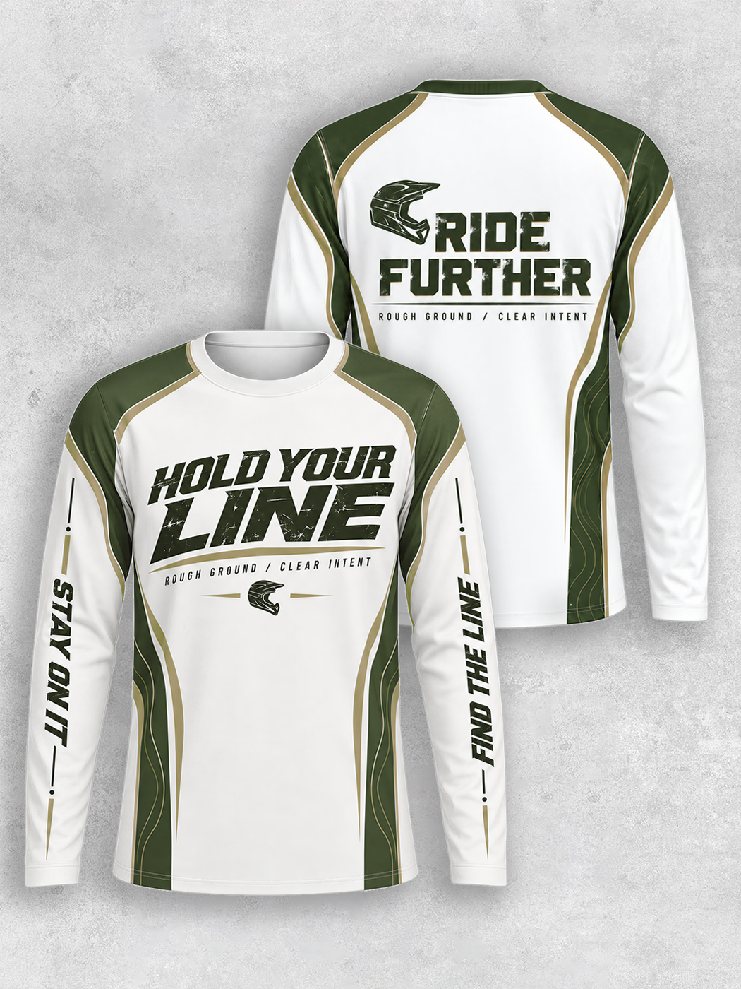 Grinram Hold Your Line Ride Further Motocross Jersey