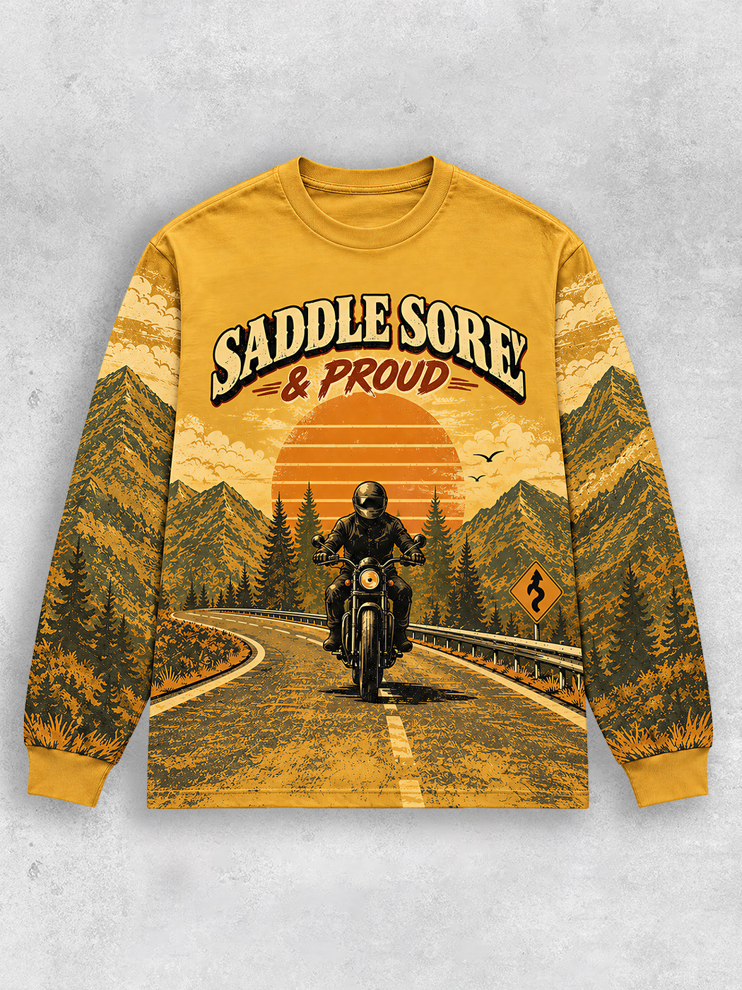 Grinram Saddle Sore and Proud Long Sleeve Cotton T-Shirt