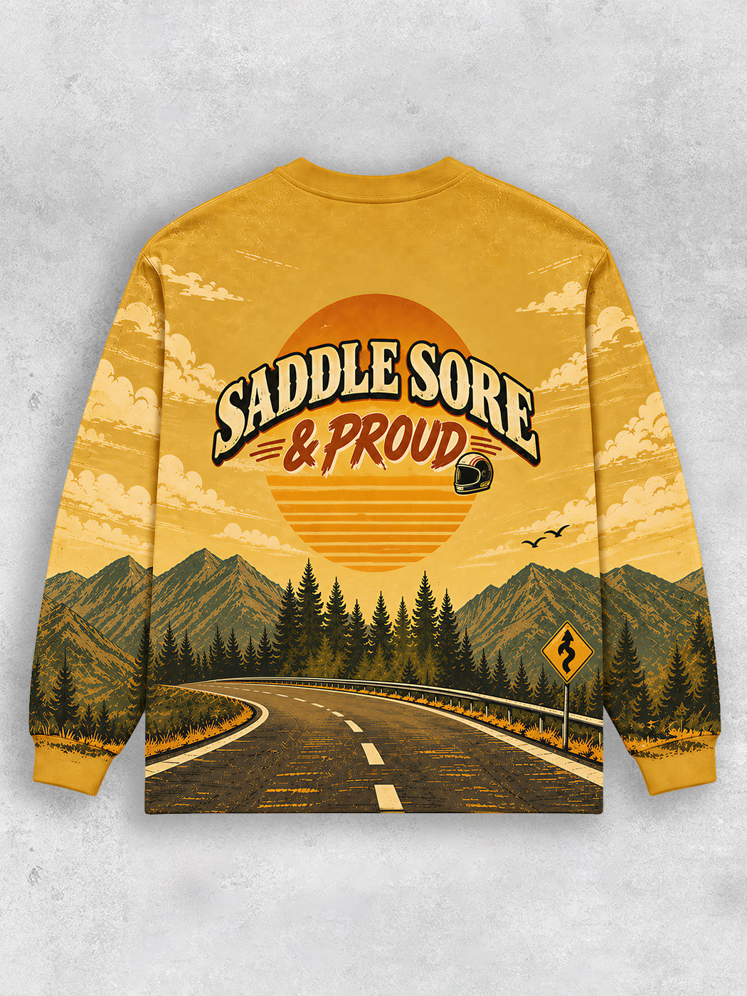 Grinram Saddle Sore and Proud Long Sleeve Cotton T-Shirt