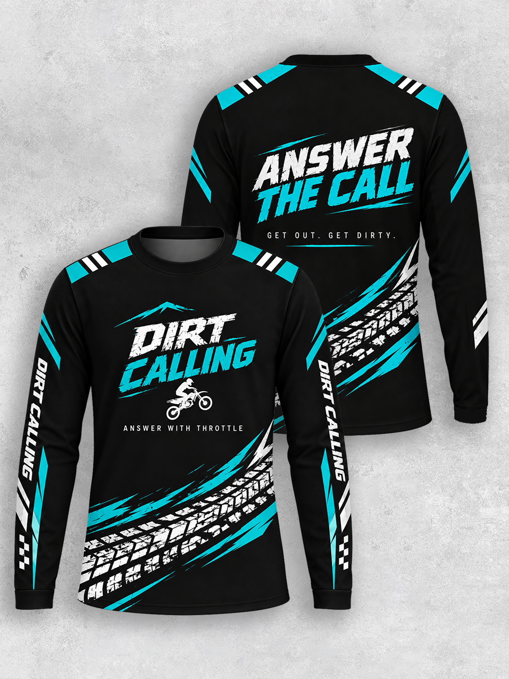 Grinram Dirt Calling Answer The Call Motocross Jersey
