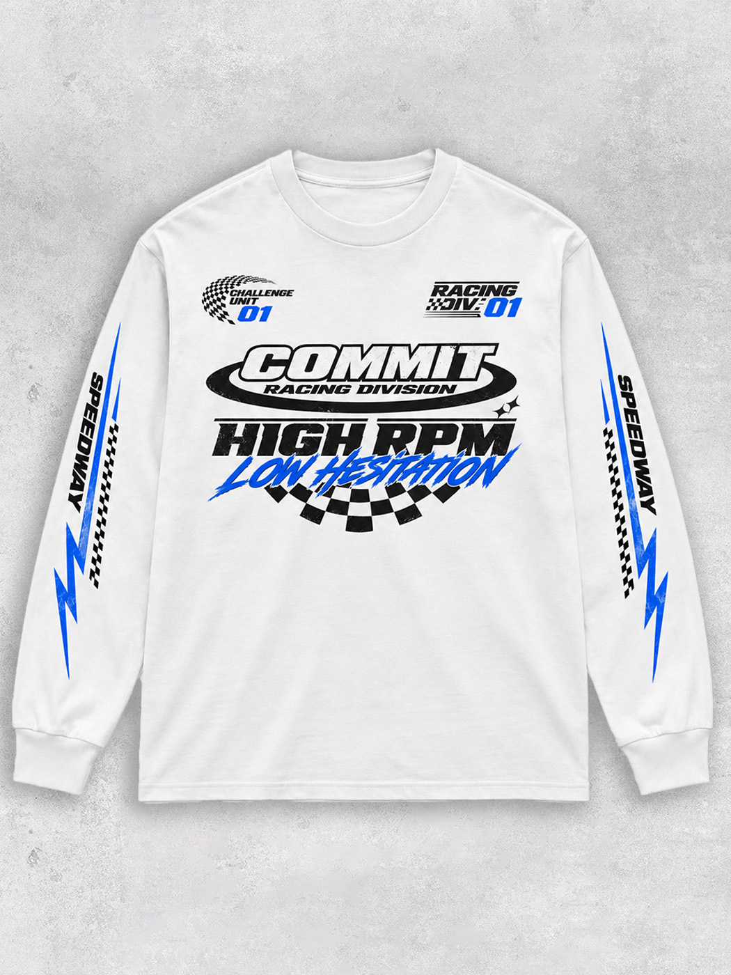 Grinram Commit High RPM Low Hesitation Classic Long Sleeve T-Shirt