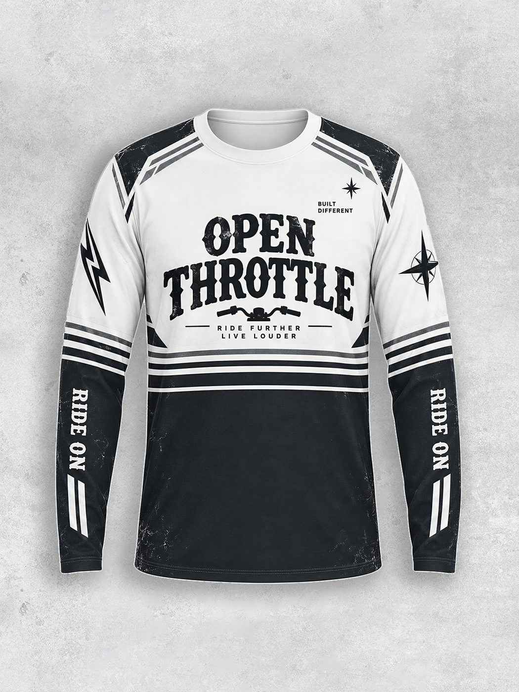 Grinram Open Throttle Built Different Motocross Jersey