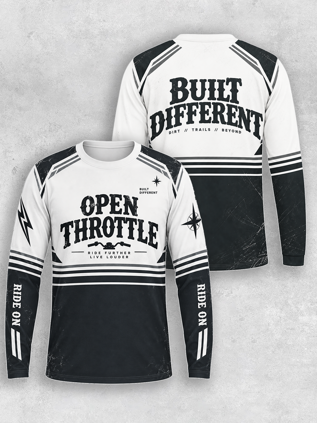 Grinram Open Throttle Built Different Motocross Jersey