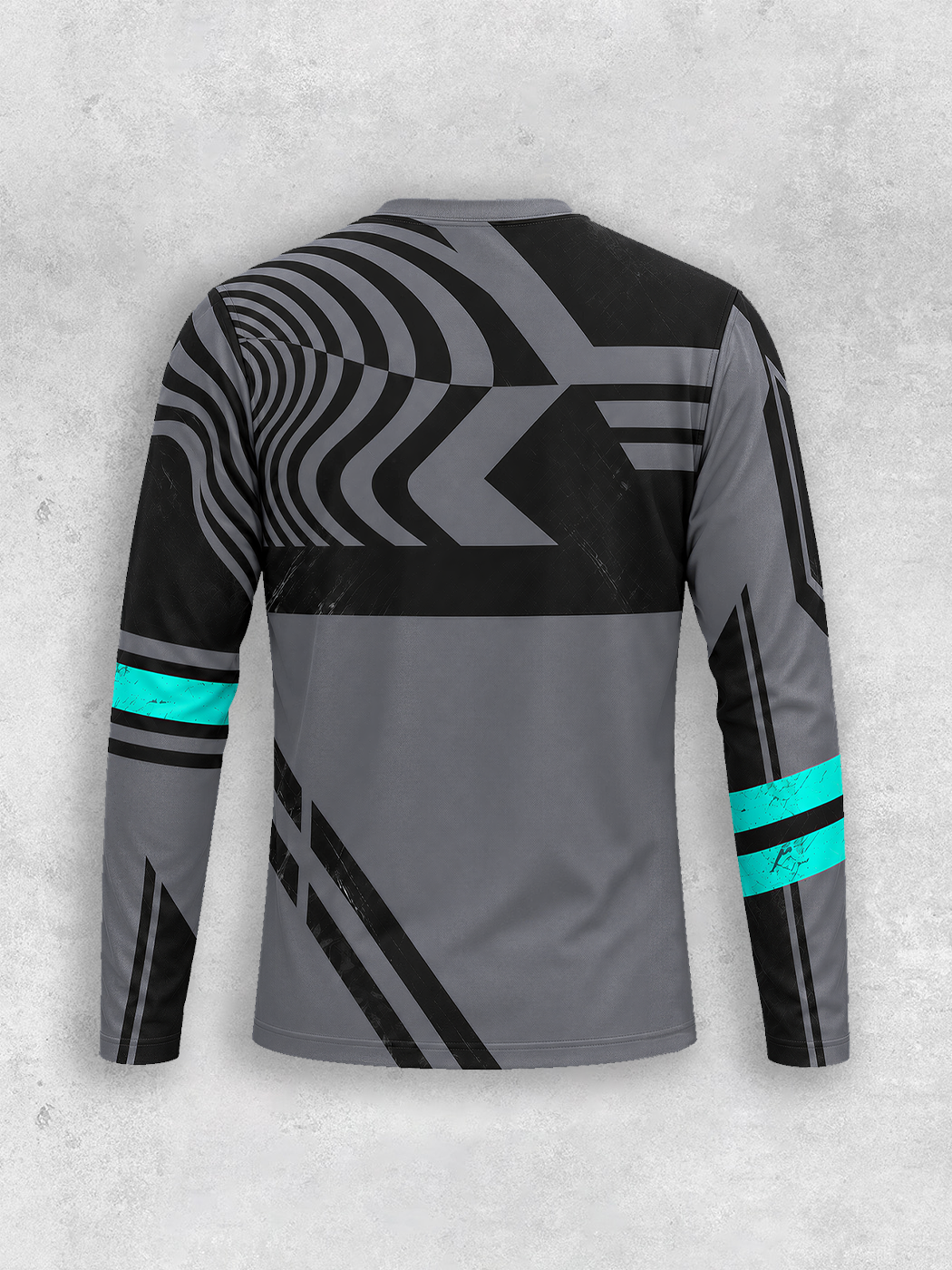 Grinram Lean In Geometric Swirl Motocross Jersey
