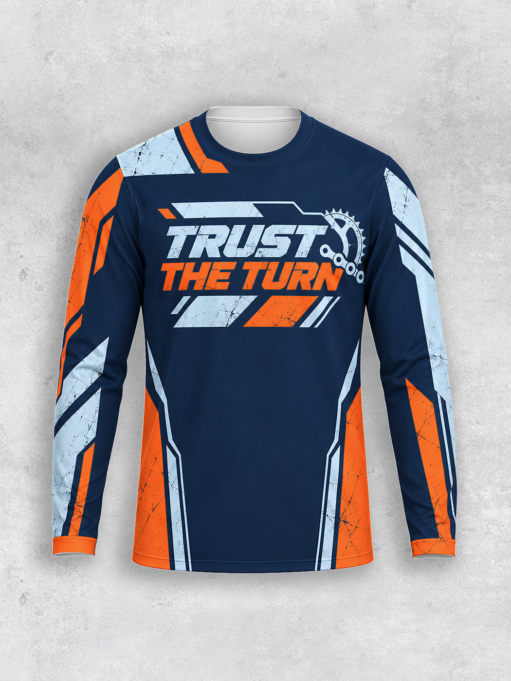 Grinram Trust The Turn Chain Sprocket Motocross Jersey