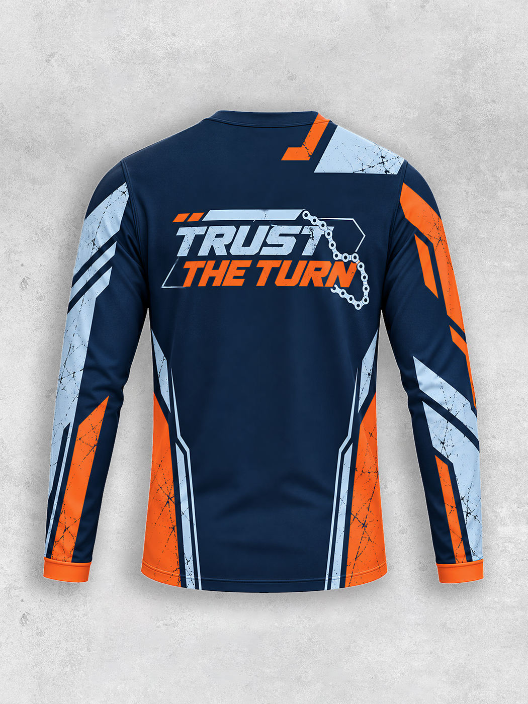 Grinram Trust The Turn Chain Sprocket Motocross Jersey