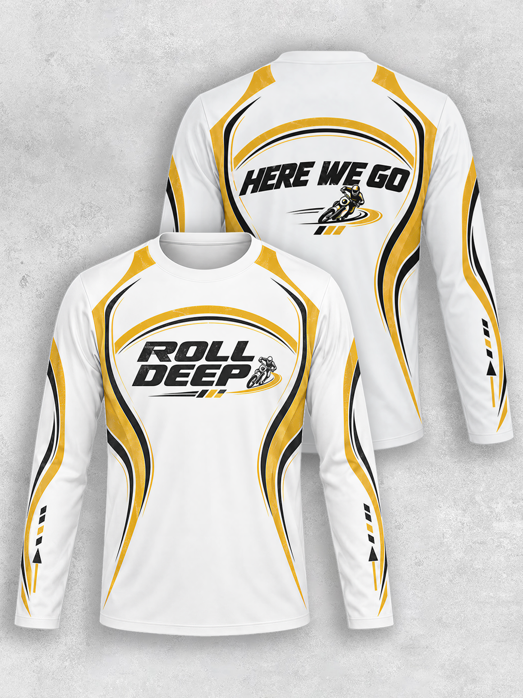 Grinram Roll Deep Here We Go Motocross Jersey