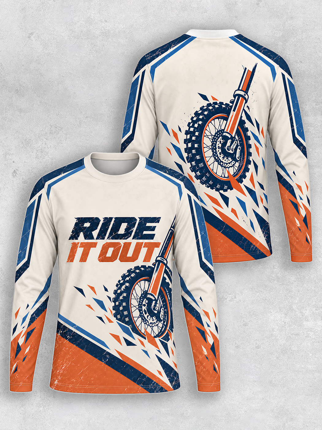Grinram Ride It Out Dirt Bike Wheel Motocross Jersey