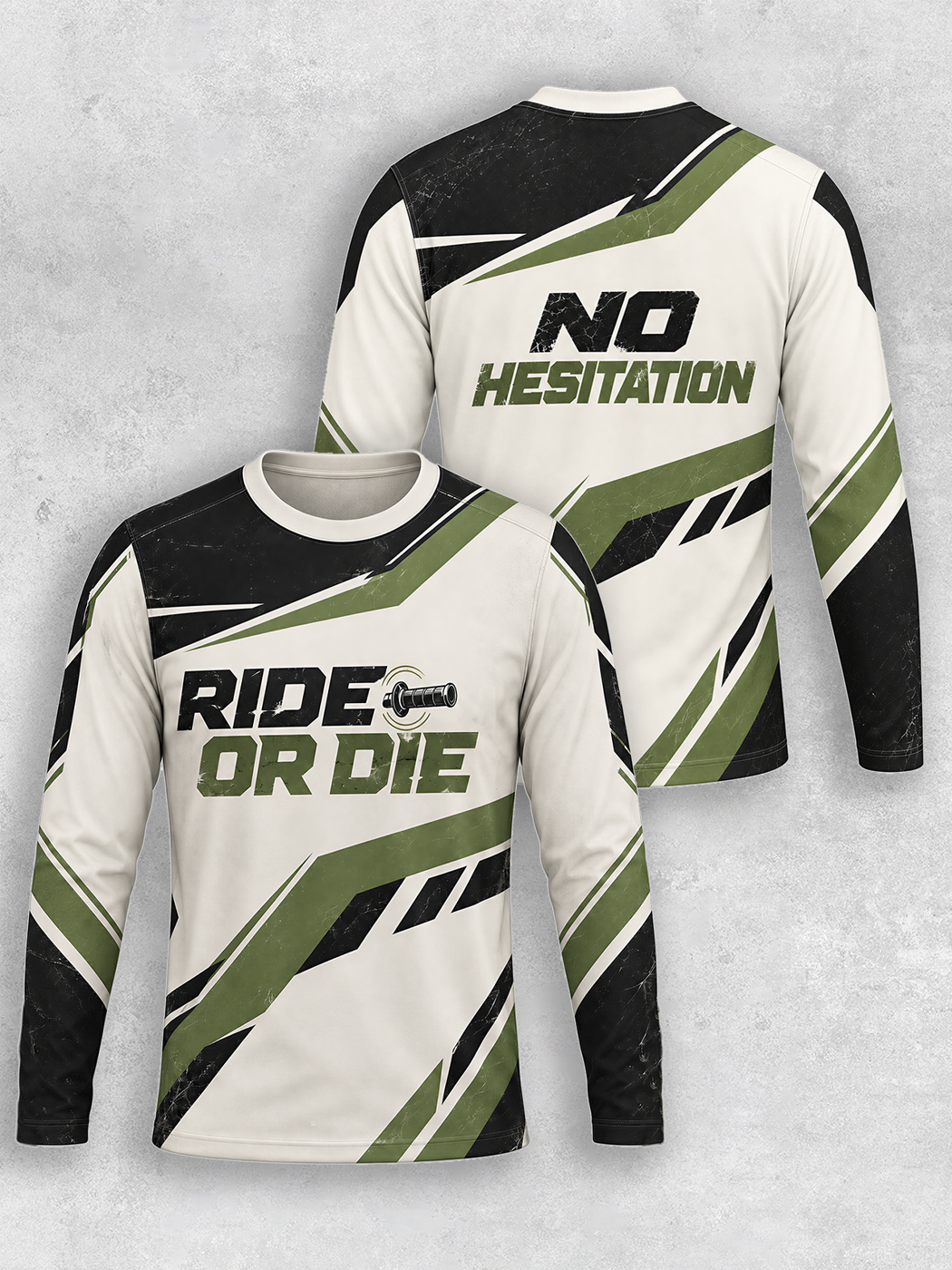 Grinram Ride Or Die No Hesitation Motocross Jersey