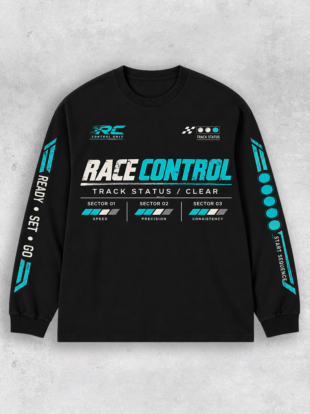 Grinram Race Control Track Status Clear Classic Long Sleeve T-Shirt