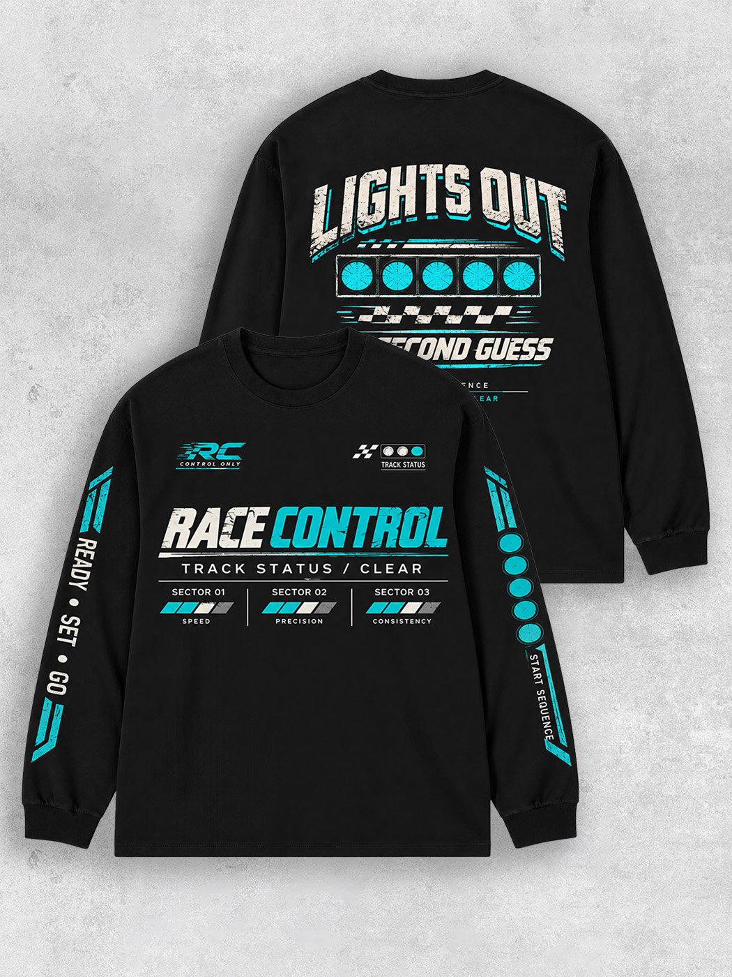 Grinram Race Control Track Status Clear Classic Long Sleeve T-Shirt