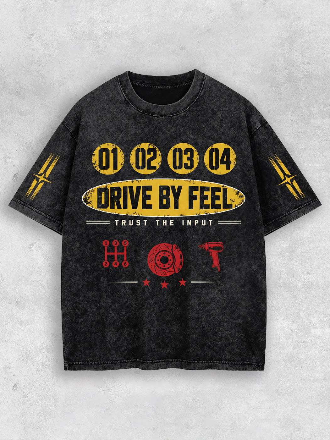 Grinram Drive By Feel Washed T-Shirt