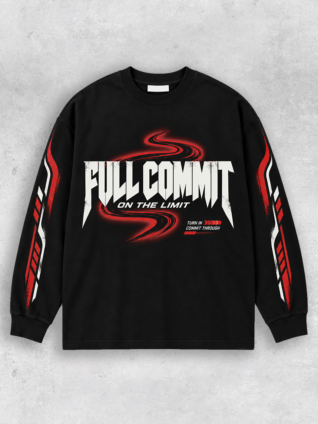 Grinram Full Commit No Second Thoughts Classic Long Sleeve T-Shirt