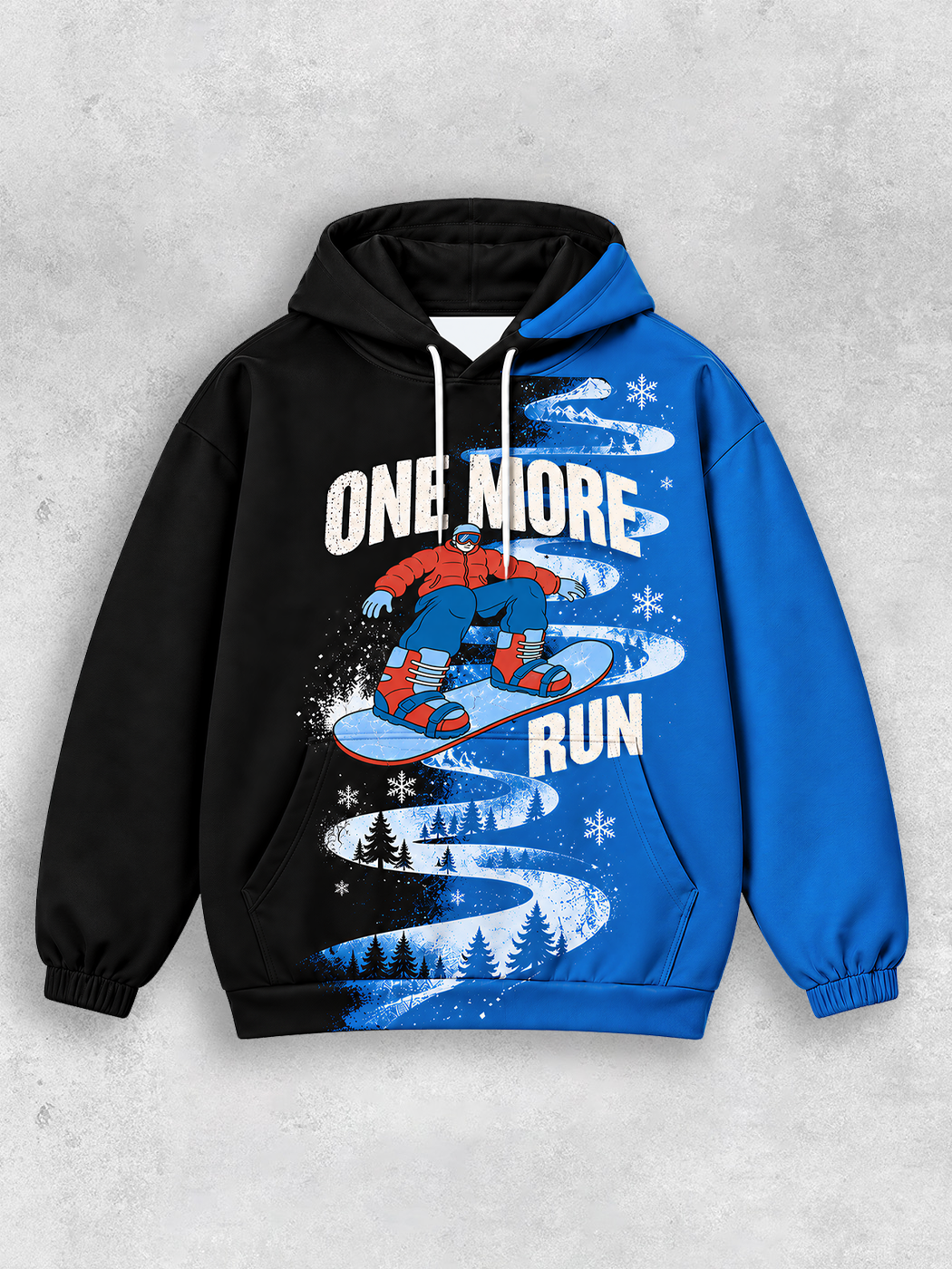 Grinram One More Run All-Over Print Hoodie