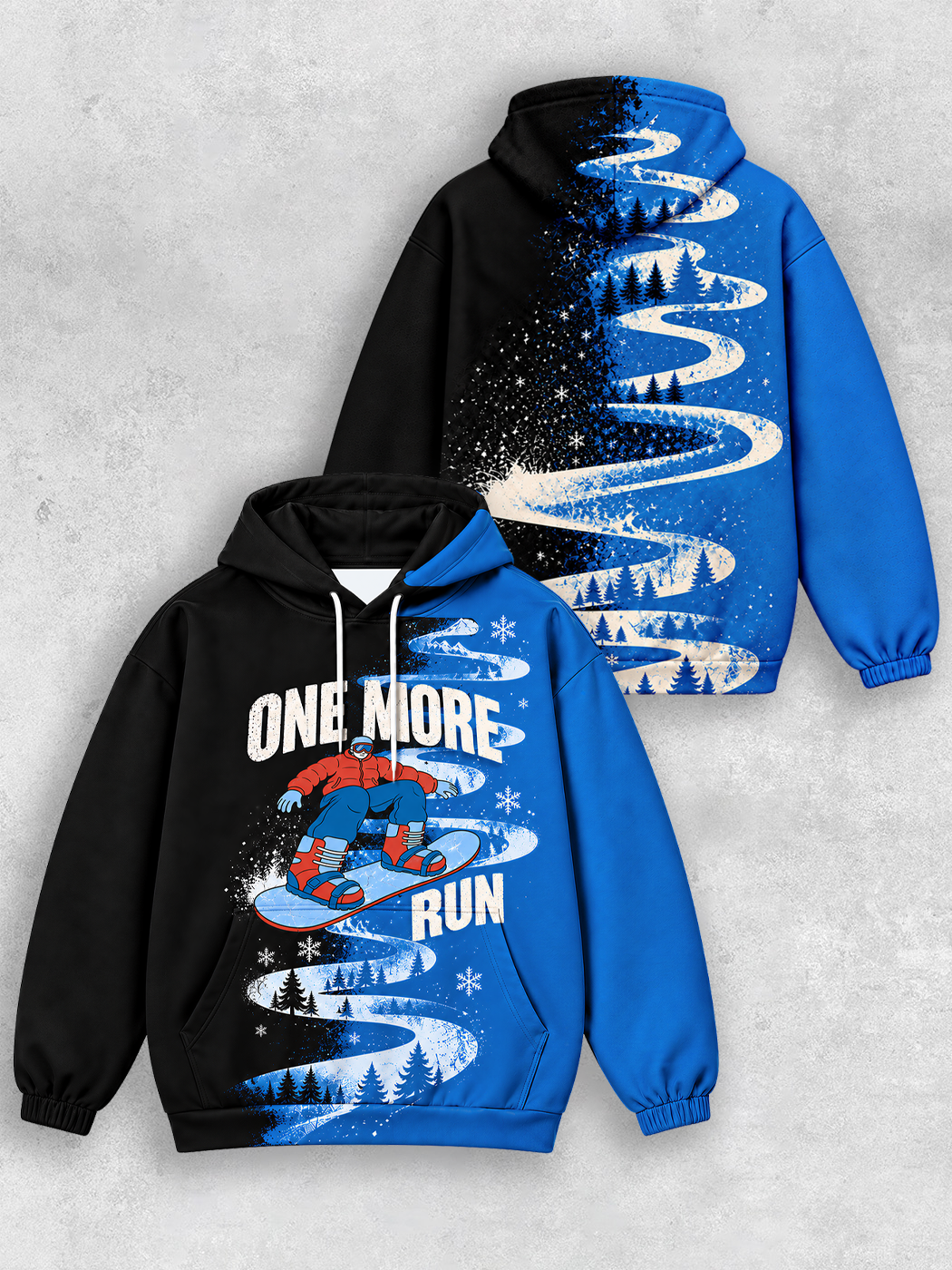 Grinram One More Run All-Over Print Hoodie