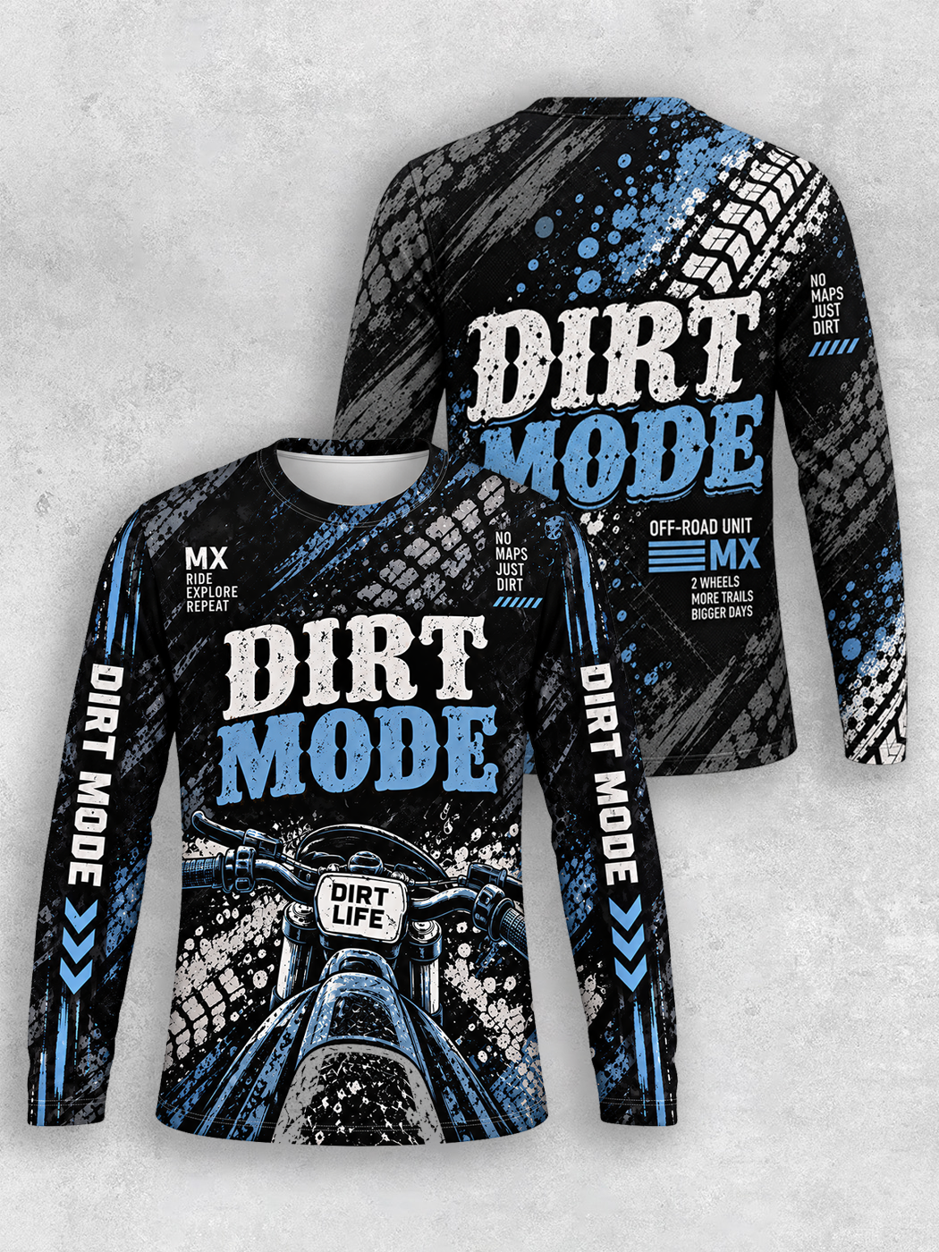 Grinram Dirt Mode Dirt Life Motocross Jersey