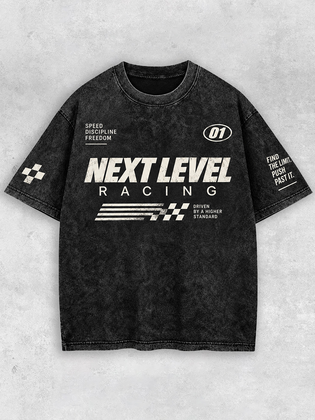 Grinram Next Level Racing Washed T-Shirt