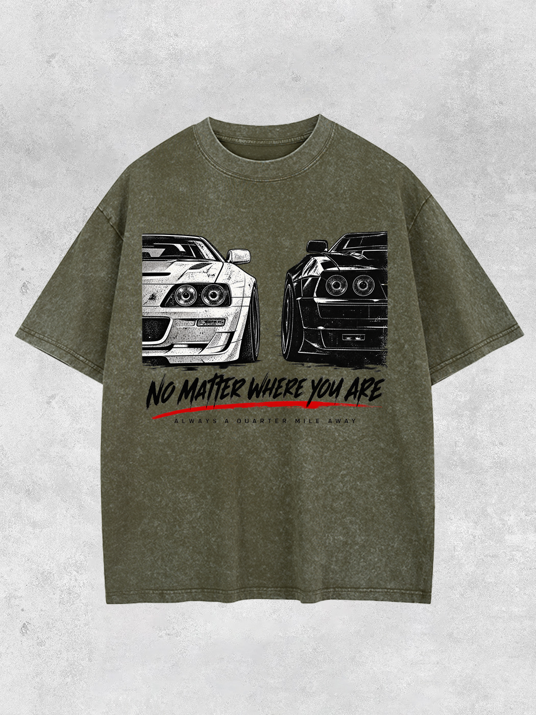 Grinram No Matter Were You Are Washed T-Shirt