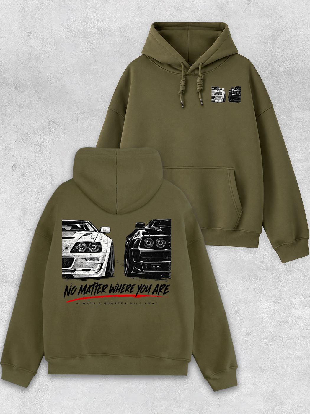 Grinram No Matter Where You Are Classic Hoodie