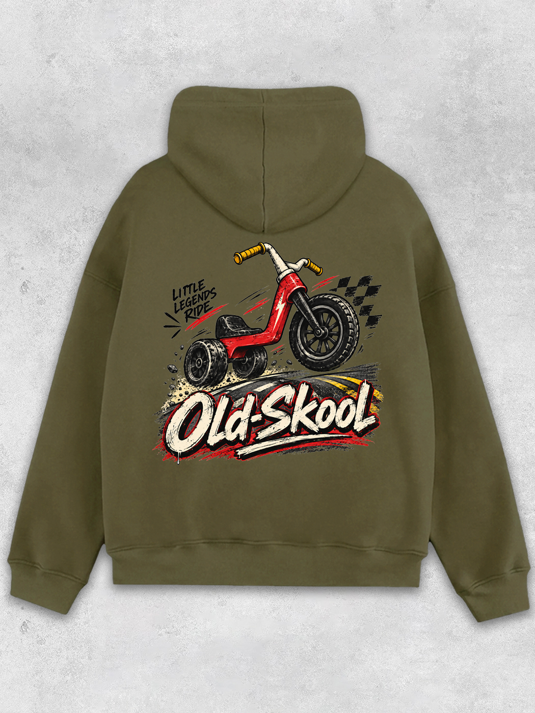 Grinram Old Skool Little Legends Ride Classic Hoodie