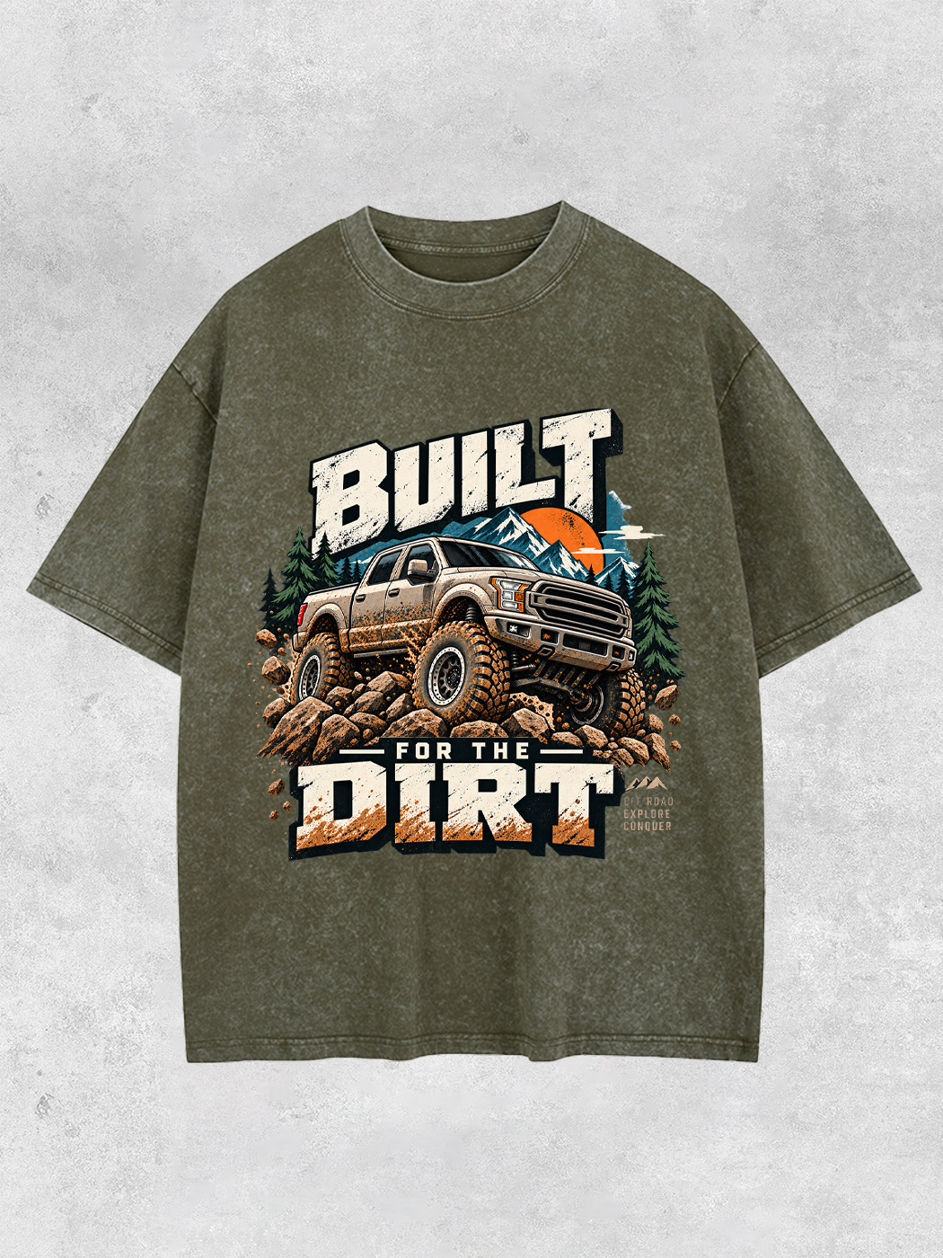 Grinram Built For The Dirt Washed T-Shirt