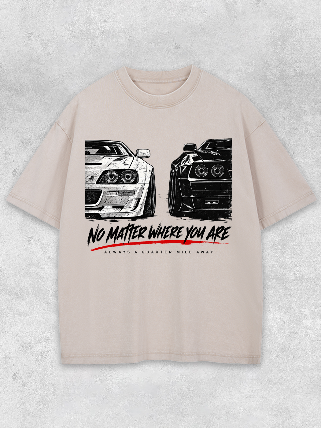 Grinram No Matter Were You Are Washed T-Shirt