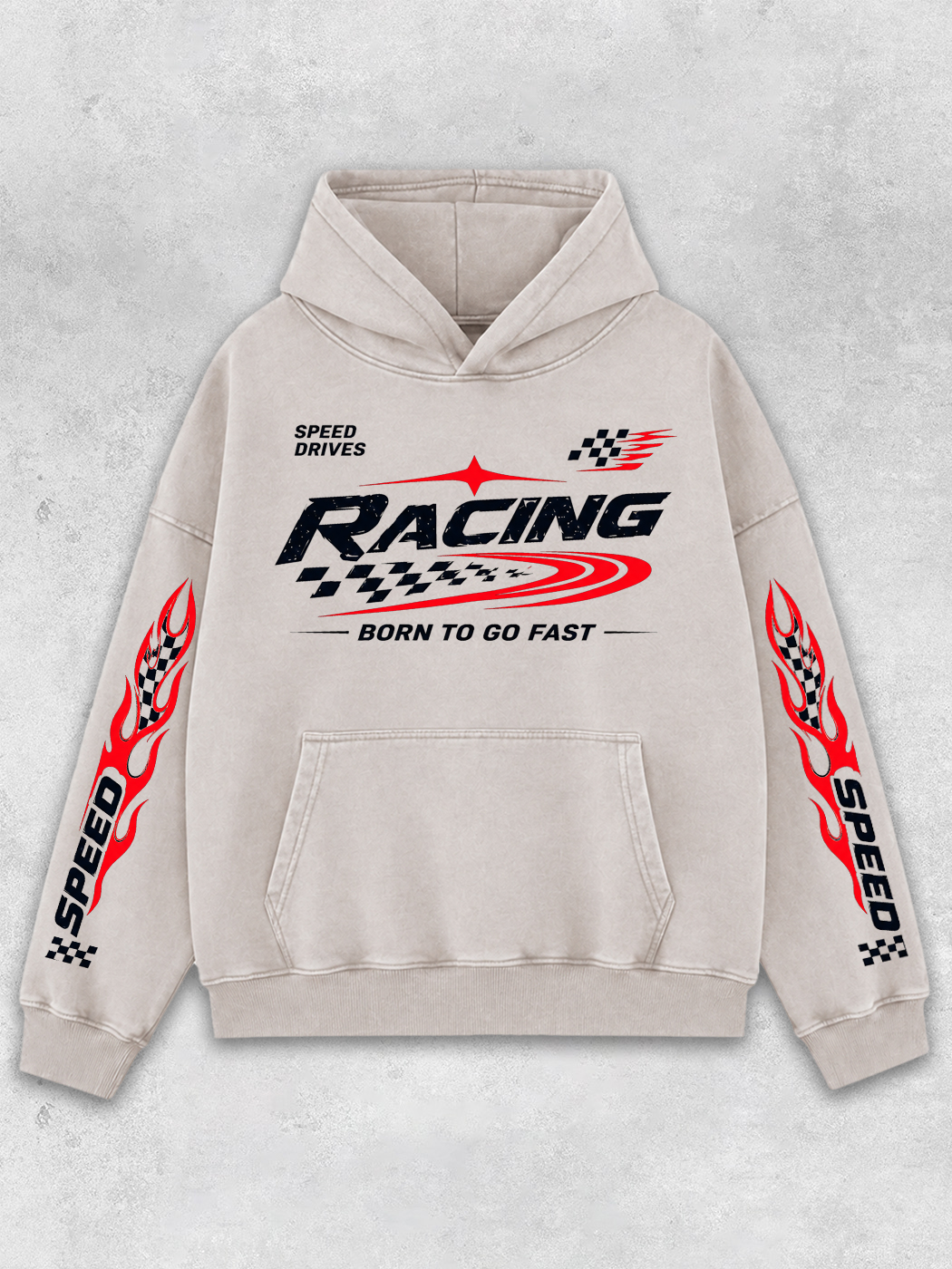 Grinram Bron To Go Fast Washed Hoodie